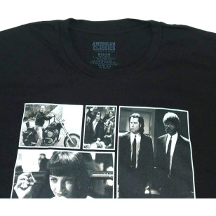 Pulp Fiction - College Official Movie T Shirt ( Men M ) ***READY TO SHIP from Hong Kong***